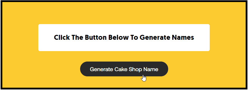 Cake Shop Name Generator 