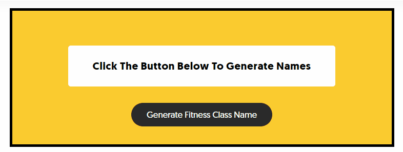 fitness-class-name-generator