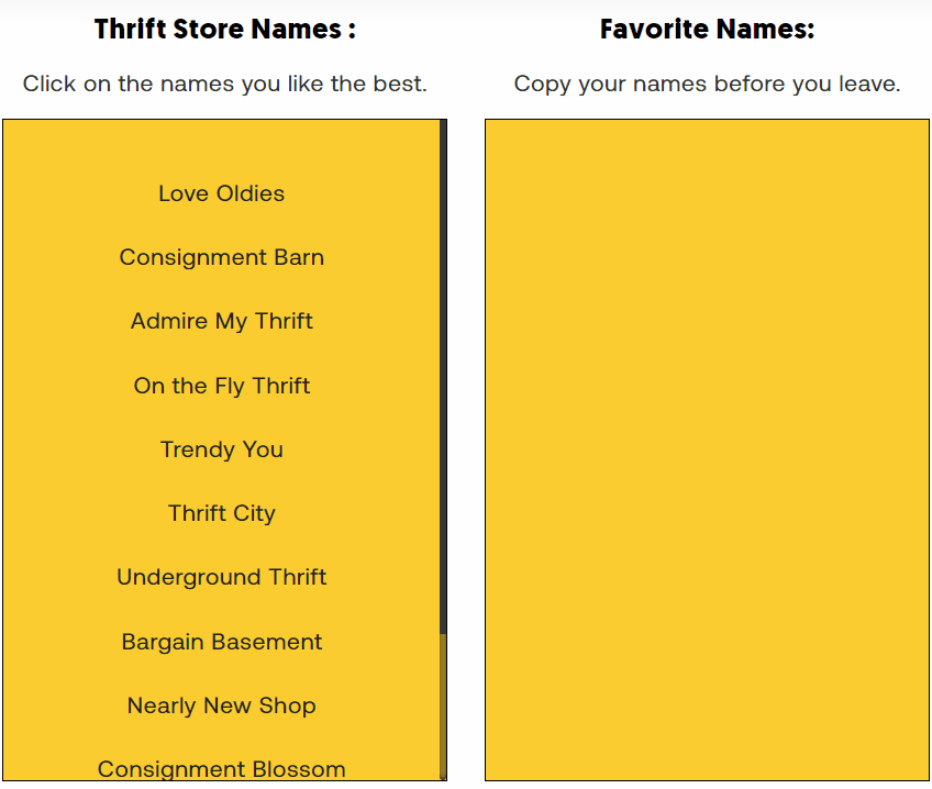 resale-shop-names-generator