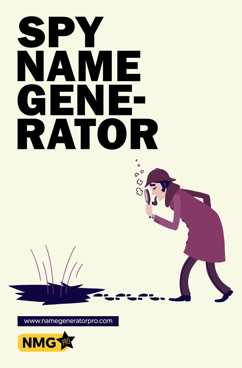 Best Spy Name Generator 1000 Amazing Spy Name Ideas